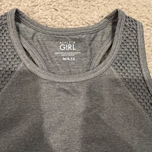 Grey tank top Athleta girl (M) 8-10
